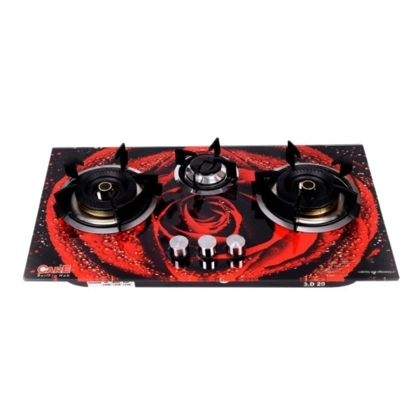 CARE 3 BURNER HOB GLASS 3D-20