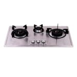 CARE 3 BURNER HOB STEEL 313 SS