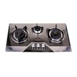 CARE 3 BURNER HOB STEEL 444 SB