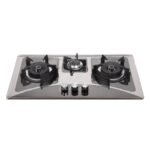 CARE 3 BURNER HOB STEEL 555 SB