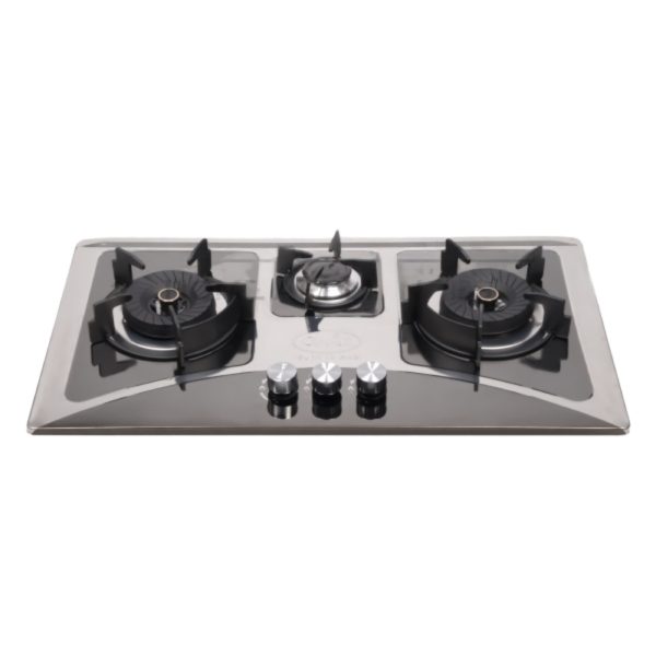 CARE 3 BURNER HOB STEEL 555 SB