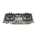 CARE 3 BURNER HOB STEEL 808 KUNDA