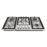 CARE 5 BURNER HOB STEEL 502