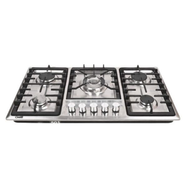 CARE 5 BURNER HOB STEEL 502