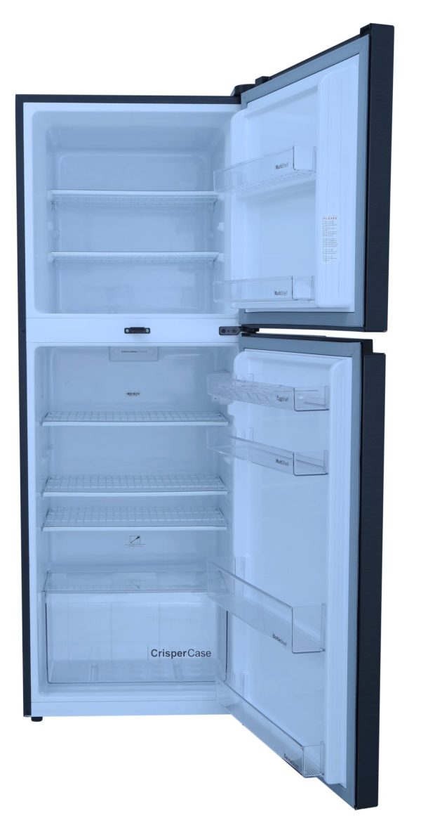 9149WB Chrome Hairline Black DOUBLE DOOR REFRIGERATOR