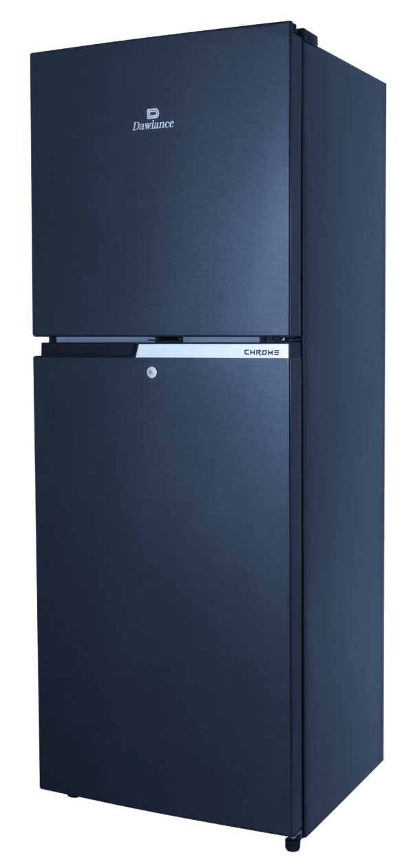 9178LF Chrome Hairline Black DOUBLE DOOR REFRIGERATOR