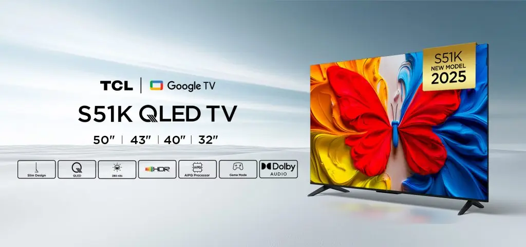 TCL 40S51K QLED ANDRIOD GOOGLE TV LATEST MODEL 2025 - Madina